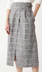 正義のセ5チェックスカート